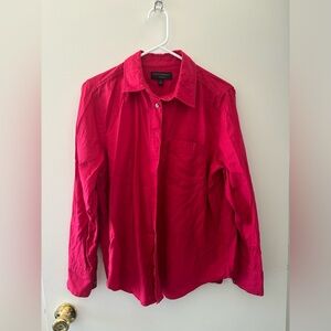 Banana Republic Linen Blend Button Down